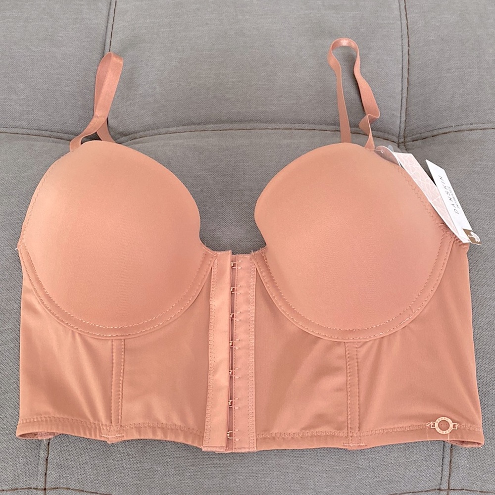 NWT DANSKIN CORSET BRA 34B